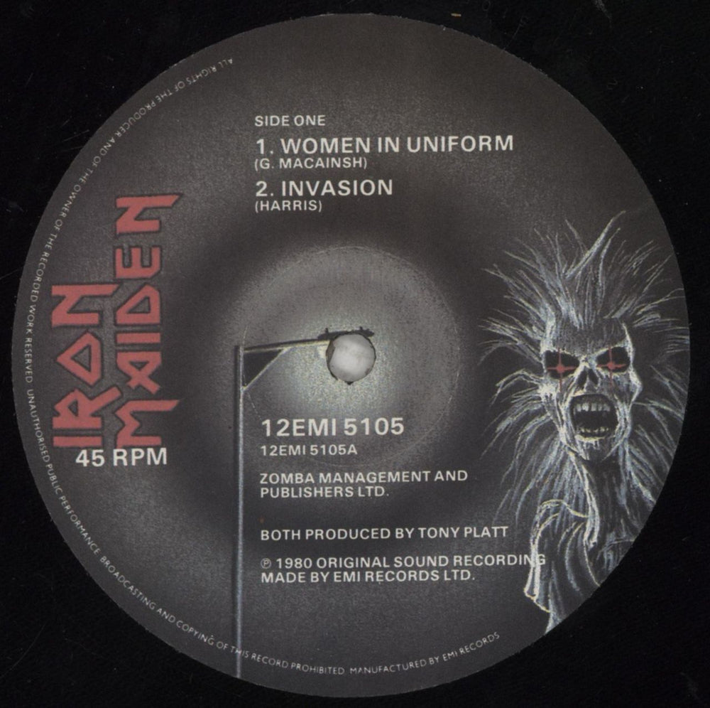 Iron Maiden Women In Uniform - 1st + Sleeve - EX UK 12" vinyl single (12 inch record / Maxi-single) IRO12WO257117