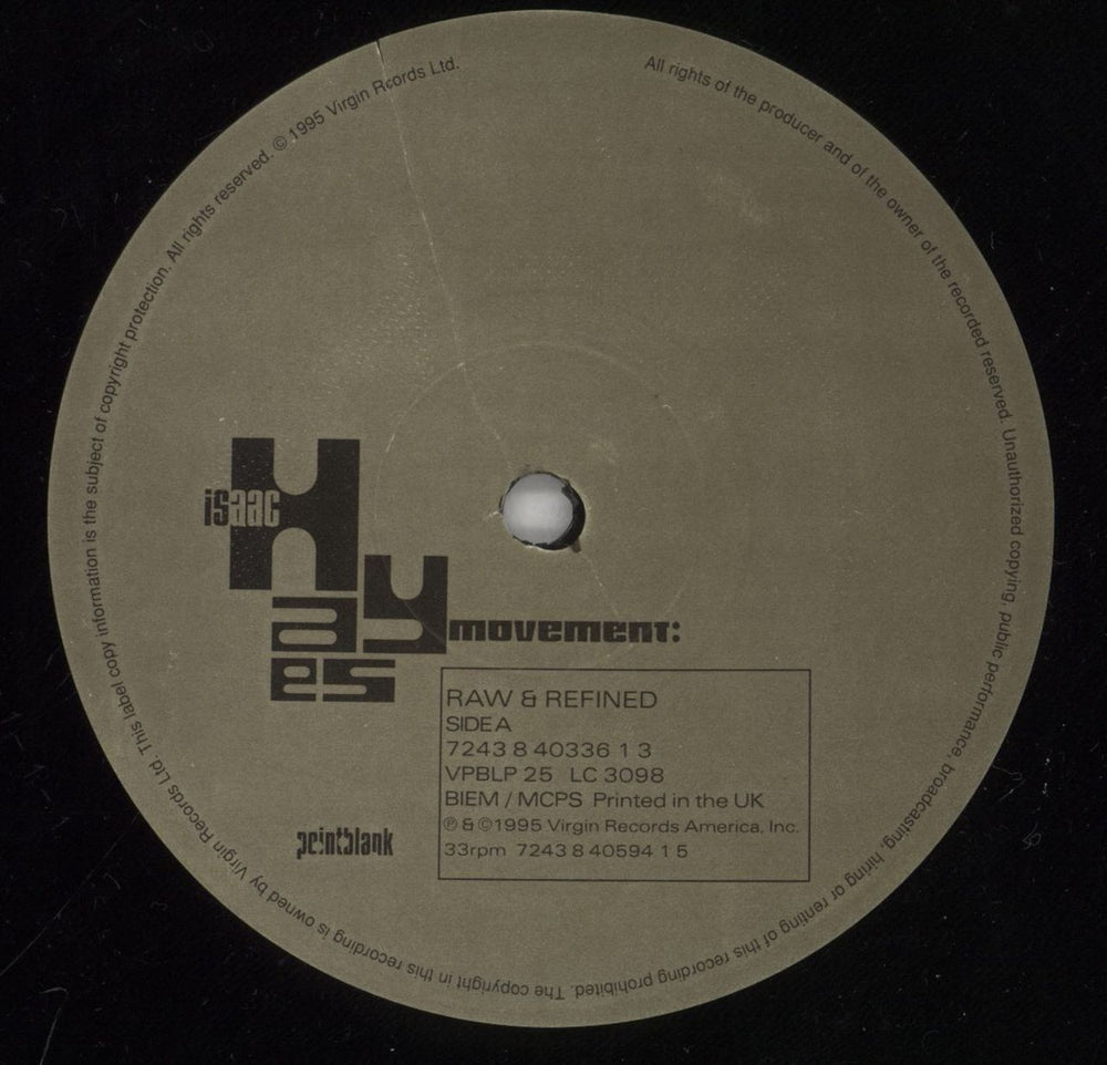 Isaac Hayes Raw and Refined UK 2-LP vinyl record set (Double LP Album) IHY2LRA862257