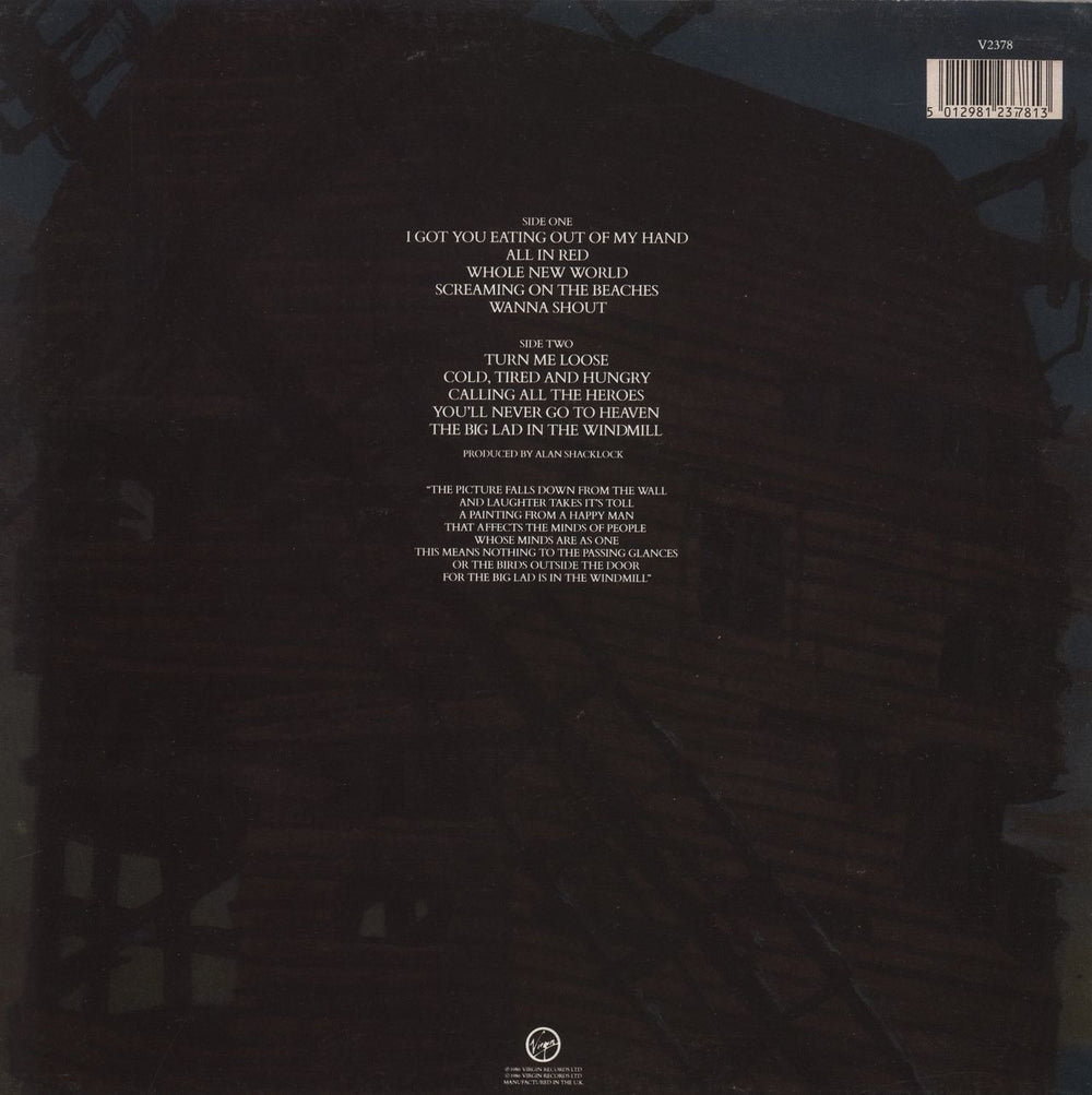 It Bites The Big Lad In The Windmill UK vinyl LP album (LP record) 5012981237813