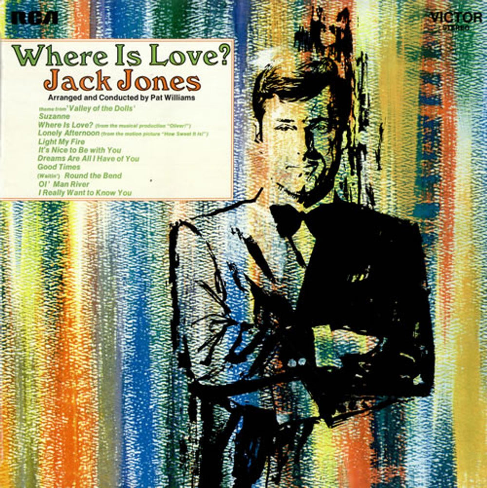 Jack Jones Where Is Love? UK vinyl LP album (LP record) SF8036