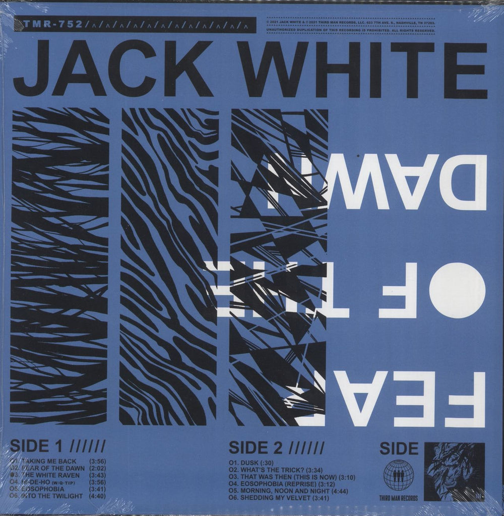Jack White Fear Of The Dawn - Sealed US vinyl LP album (LP record) 810074420785