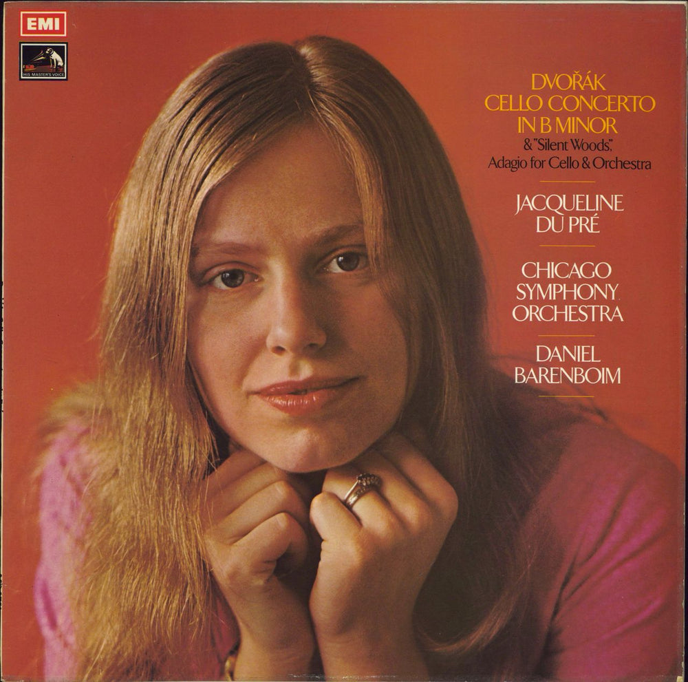 Jacqueline Du Pré Dvorák: Cello Concerto / Silent Woods - 2nd UK vinyl LP album (LP record) ASD2751