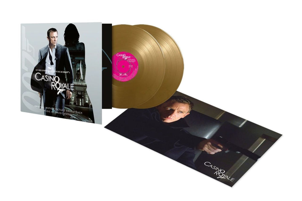 James Bond Casino Royale - Gold Vinyl 180 Gram + Poster UK 2-LP vinyl record set (Double LP Album) 8719262025455