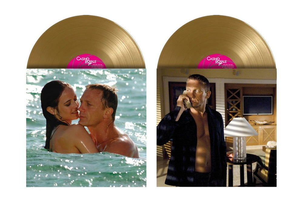 James Bond Casino Royale - Gold Vinyl 180 Gram + Poster UK 2-LP vinyl record set (Double LP Album) Audiophile