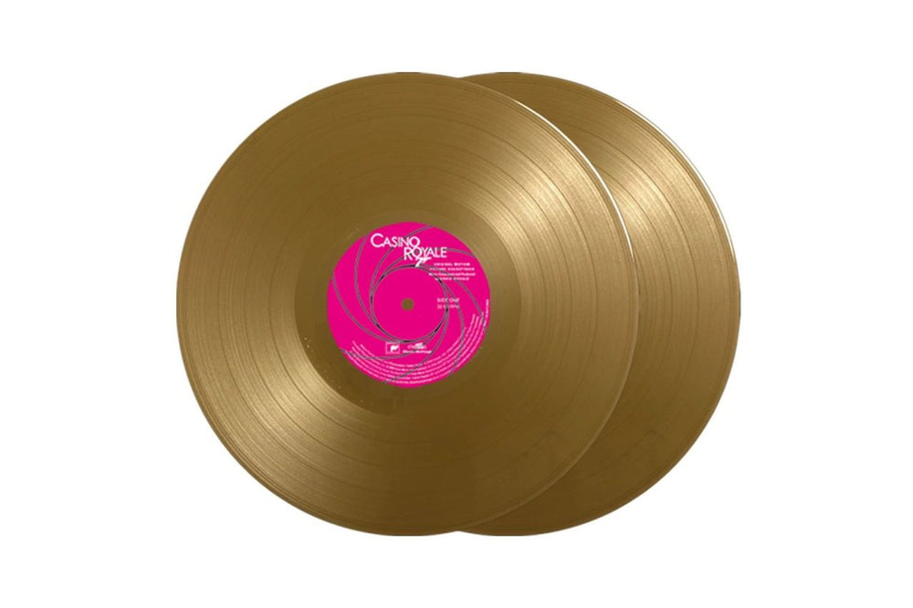 James Bond Casino Royale - Gold Vinyl 180 Gram + Poster UK 2-LP vinyl record set (Double LP Album) MOVATM281