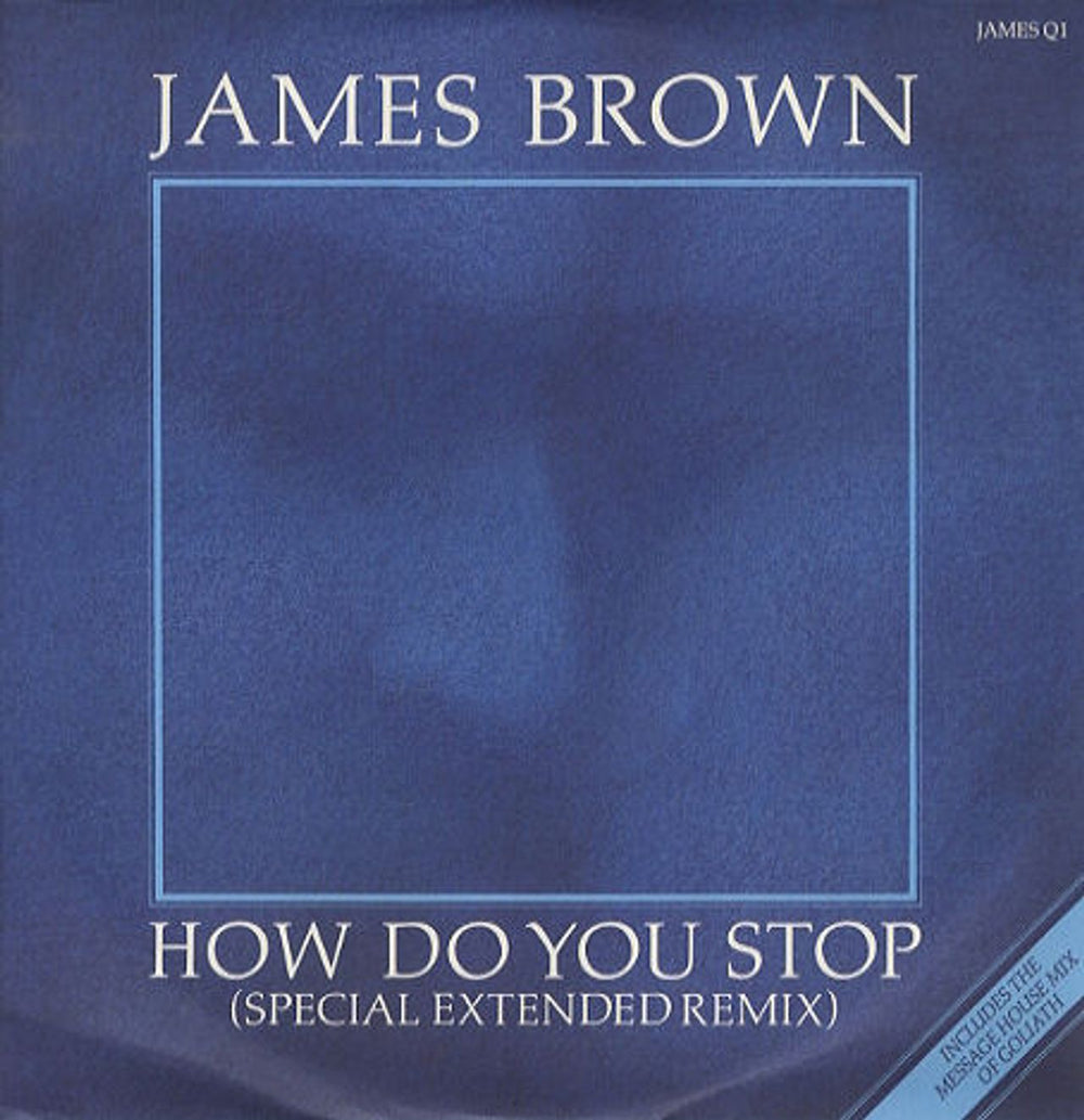 James Brown How Do You Stop UK 12" vinyl single (12 inch record / Maxi-single) JAMESQ1
