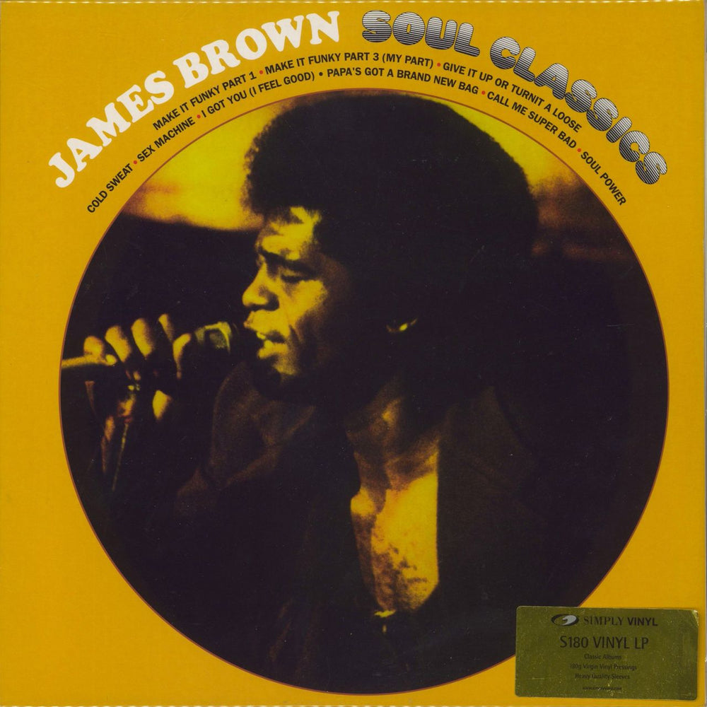 James Brown Soul Classics Vol. 1 UK 2-LP vinyl record set (Double LP Album) SVLP126