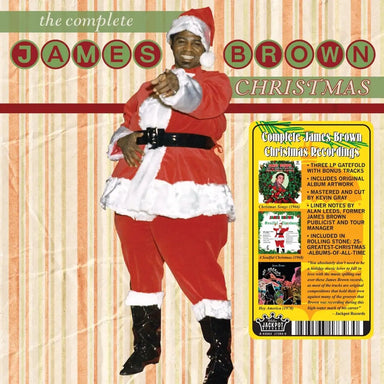 James Brown The Complete James Brown Christmas - Remastered Black Vinyl - Sealed US 3-LP vinyl record set (Triple LP Album) JPR-118