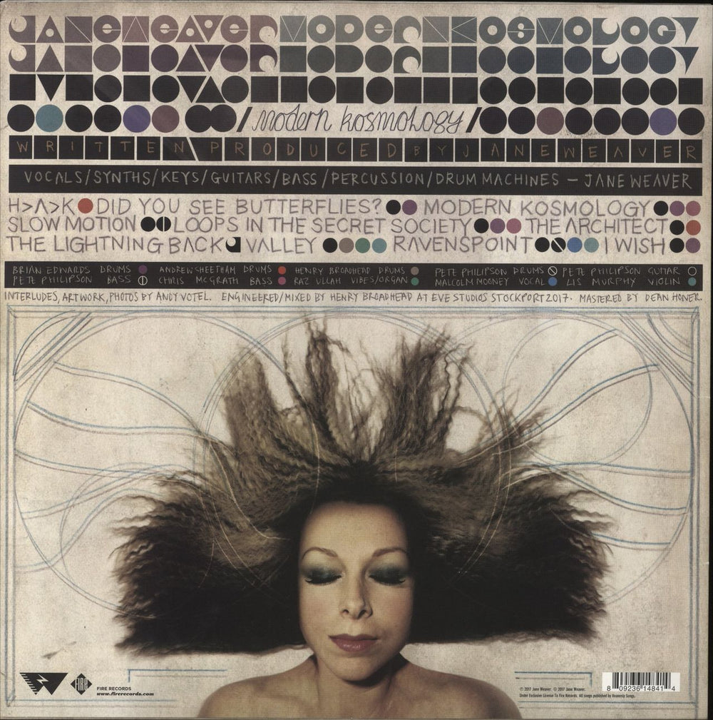 Jane Weaver Modern Kosmology - 180gm - EX UK vinyl LP album (LP record) 809236148438