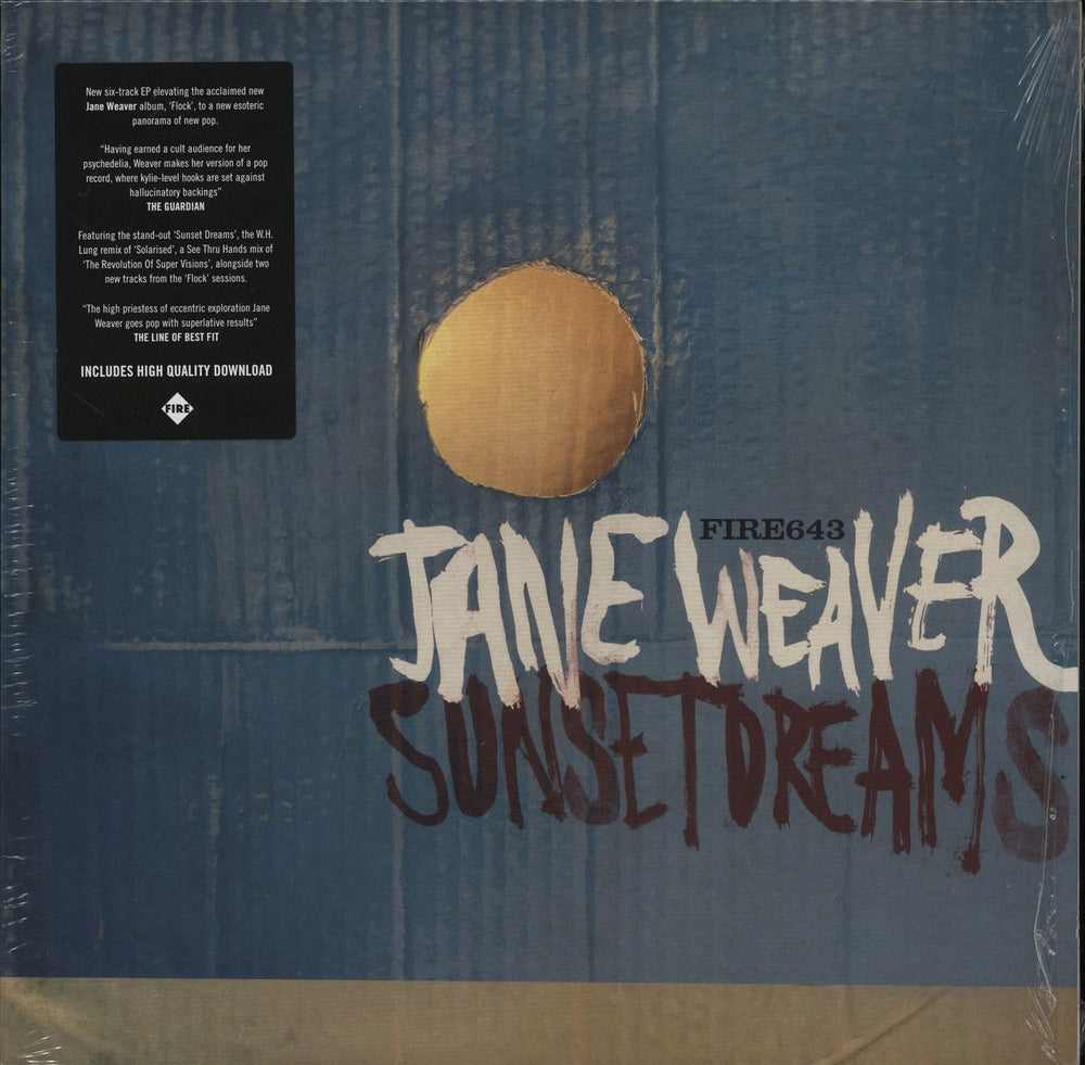 Jane Weaver Sunset Dreams - Shrink UK 12" vinyl single (12 inch record / Maxi-single) FIRE643