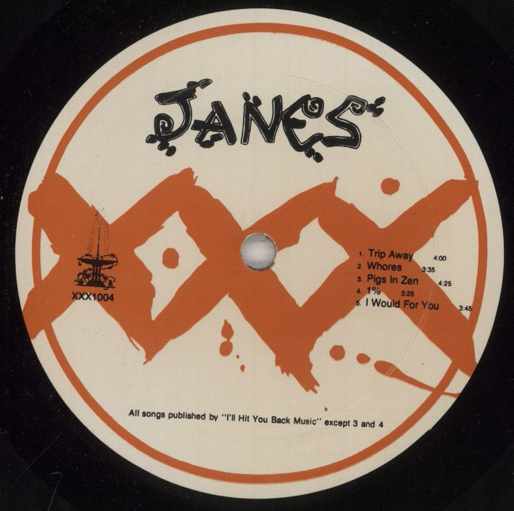 Janes Addiction Janes Addiction - VG US vinyl LP album (LP record) JANLPJA820914