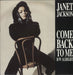 Janet Jackson Come Back To Me UK 7" vinyl single (7 inch record / 45) USA681