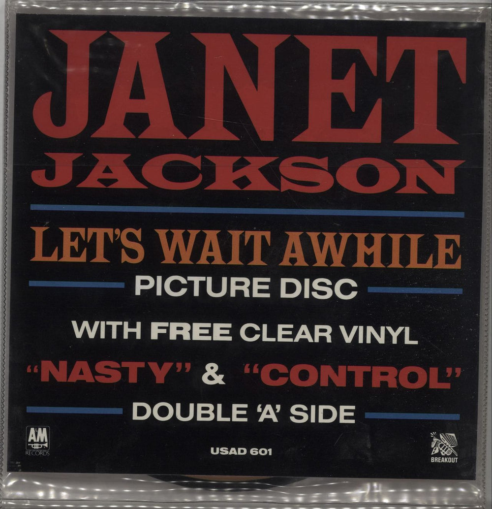 Janet Jackson Let's Wait Awhile - Double Pack UK 7" vinyl picture disc (7 inch picture disc single) USAD601