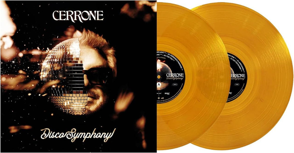 Jean-Marc Cerrone Disco Symphony - Amber Crystal Clear Vinyl - Sealed UK 2-LP vinyl record set (Double LP Album) BEC5614997