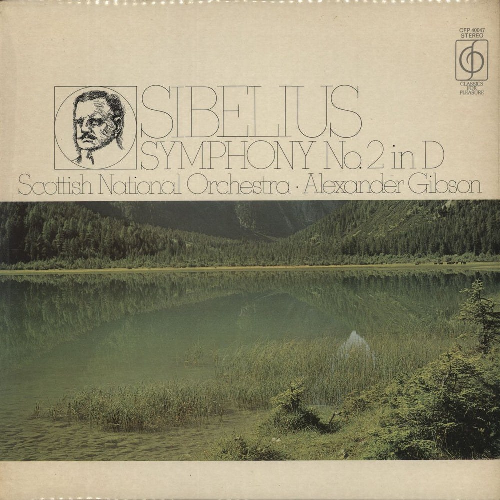 Jean Sibelius Sibelius: Symphony No.2 In D UK vinyl LP album (LP record) CFP40047