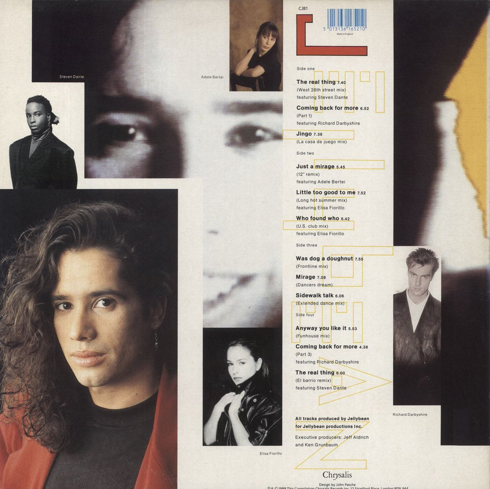 Jellybean Rocks The House UK 2-LP vinyl record set (Double LP Album) 5013136165210