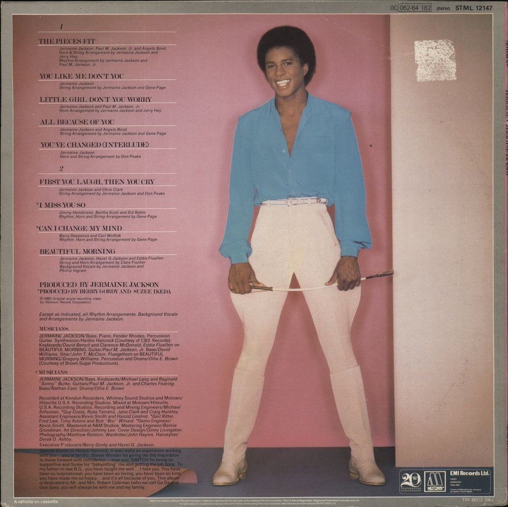 Jermaine Jackson Jermaine UK vinyl LP album (LP record)