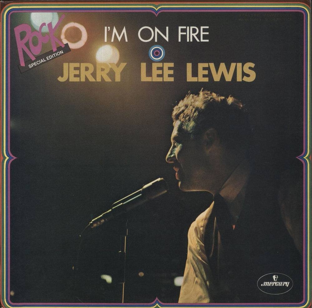Jerry Lee Lewis I'm On Fire UK vinyl LP album (LP record) 20156SMCL