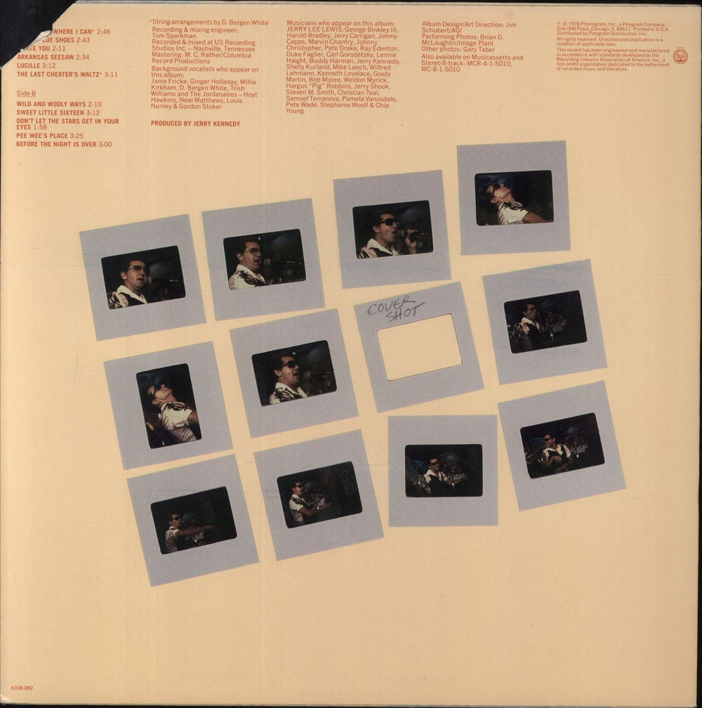 Jerry Lee Lewis Keeps Rockin' US vinyl LP album (LP record)