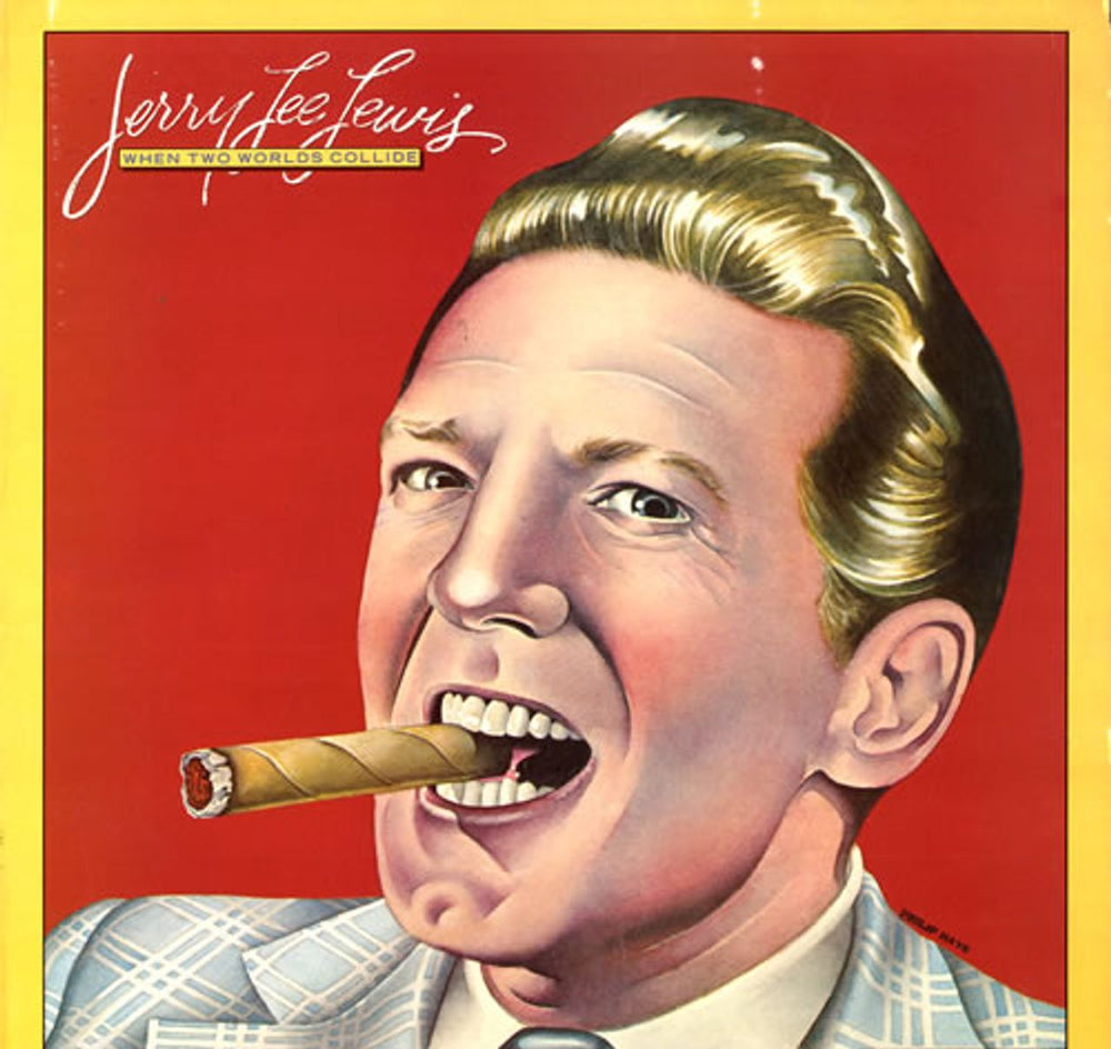 Jerry Lee Lewis When Two Worlds Collide UK vinyl LP album (LP record) K52213