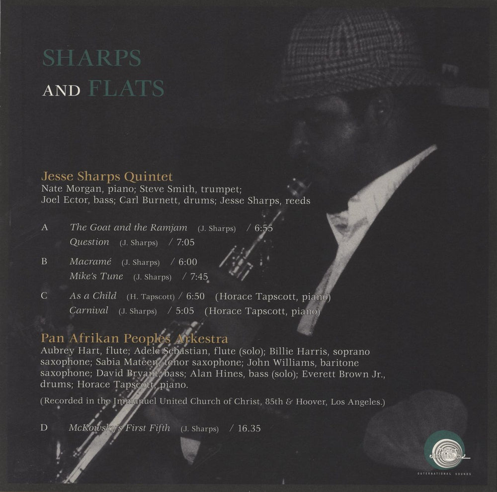 Jesse Sharps Sharps And Flats UK 2-LP vinyl record set (Double LP Album)