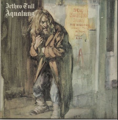 Jethro Tull Aqualung - graduated blue label UK vinyl LP album (LP record) CHR1044