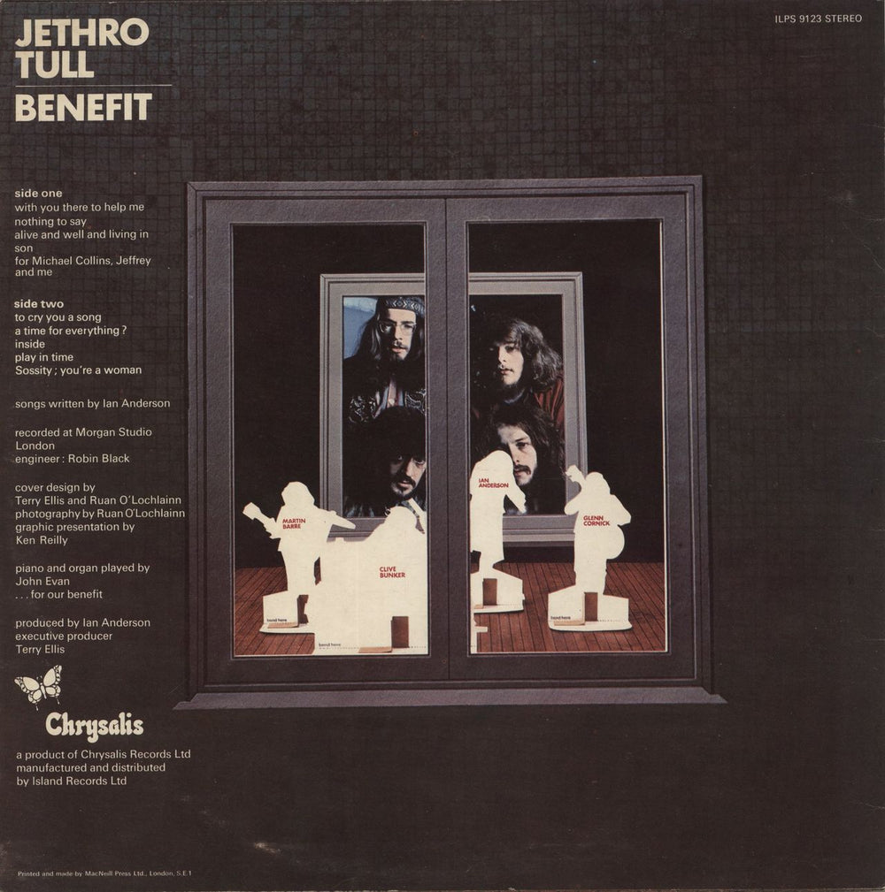 Jethro Tull Benefit - 2nd - EX UK vinyl LP album (LP record)