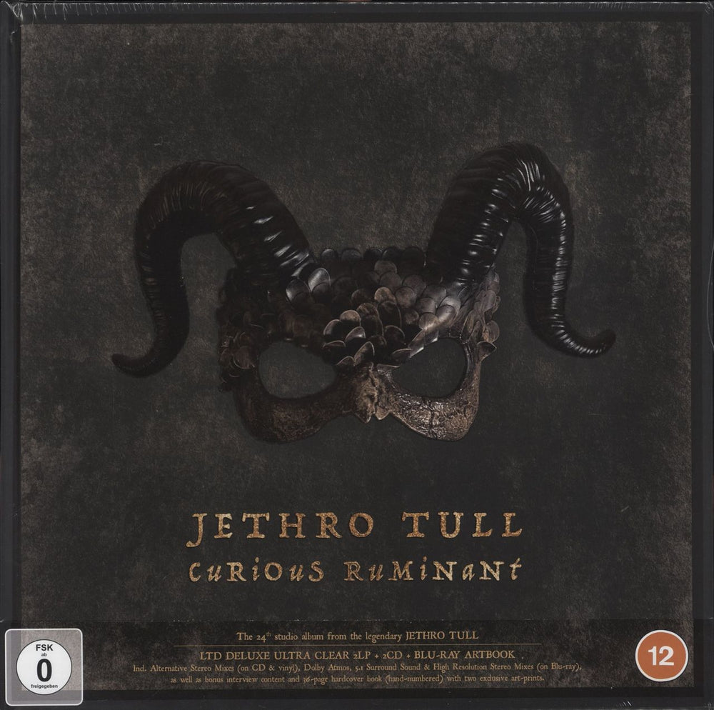 Jethro Tull Curious Ruminant - Clear Vinyl 2LP + 2CD + Blu-Ray Artbook Edition - Sealed UK Vinyl Box Set IOM738