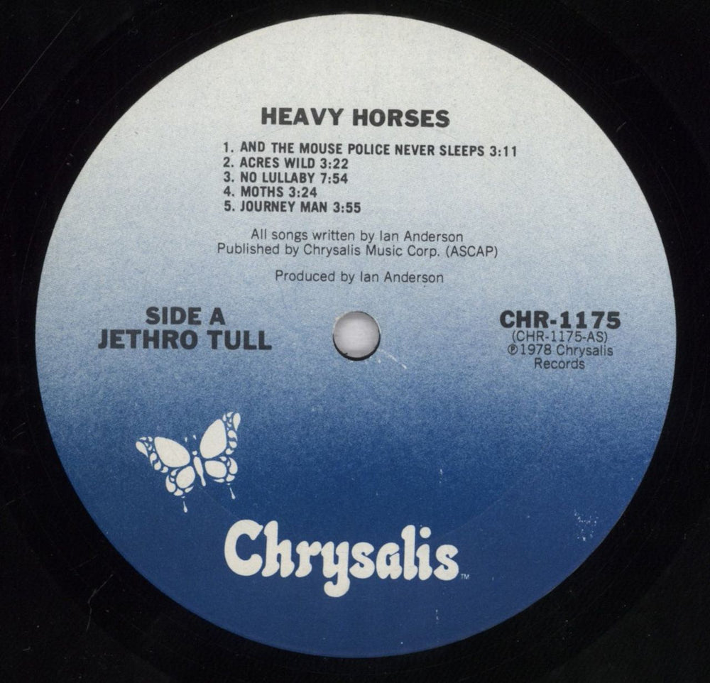 Jethro Tull Heavy Horses - 2nd EX UK vinyl LP album (LP record) TULLPHE836390