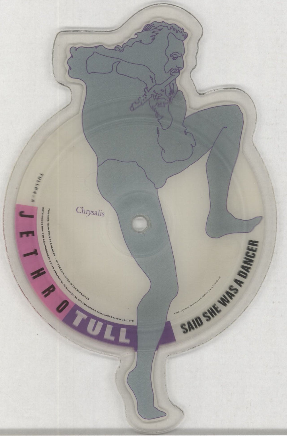 Jethro Tull Said She Was A Dancer UK shaped picture disc (picture disc vinyl record) TULLP4