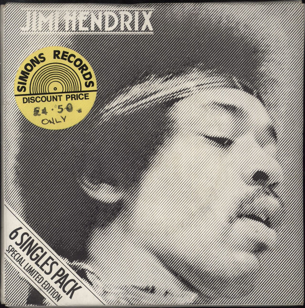 Jimi Hendrix 6 Singles Pack - EX UK 7