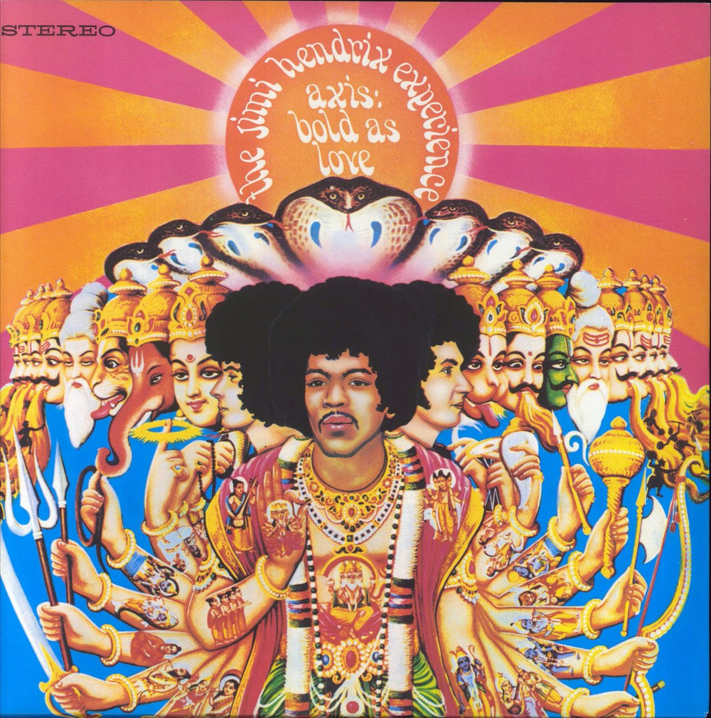 Jimi Hendrix Axis: Bold As Love - 180gm US vinyl LP album (LP record) MCA-11601