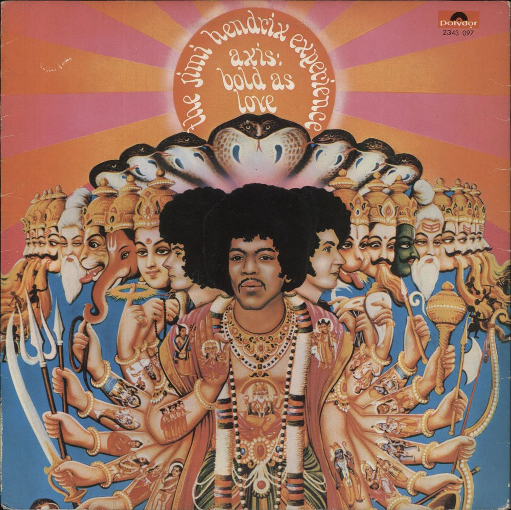 Jimi Hendrix Axis: Bold As Love Dutch vinyl LP album (LP record) 2343097