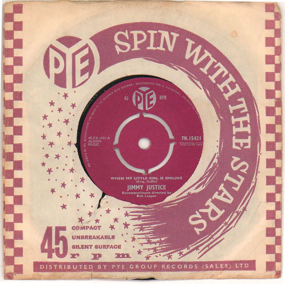 Jimmy Justice When My Little Girl Is Smiling UK 7" vinyl single (7 inch record / 45) 7N.15421