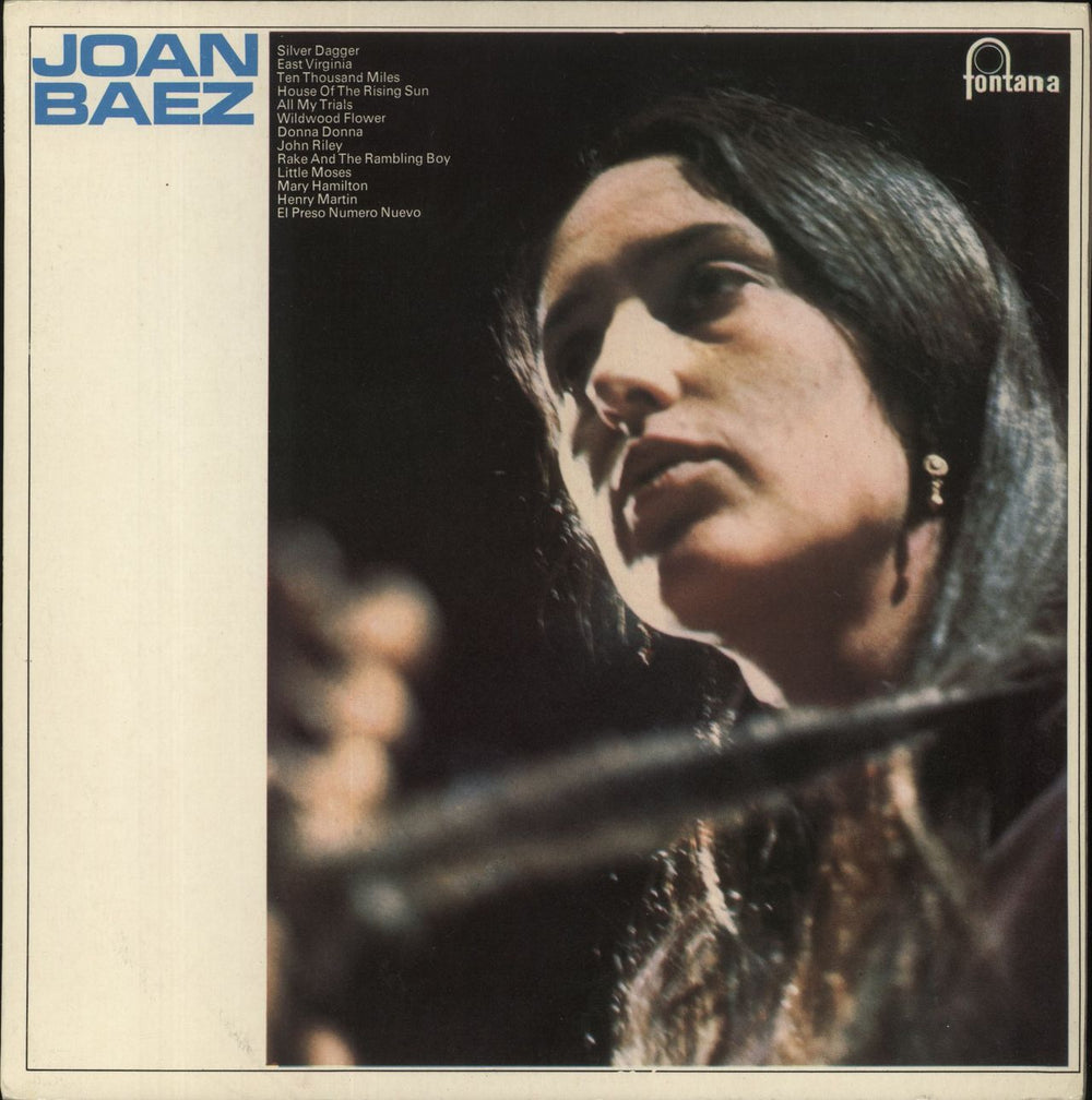 Joan Baez Joan Baez UK vinyl LP album (LP record) STFL6002