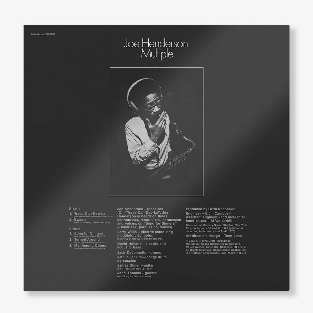 Joe Henderson Multiple - Jazz Dispensary Top Shelf Series - 180 Gram - Sealed US vinyl LP album (LP record) 888072654600