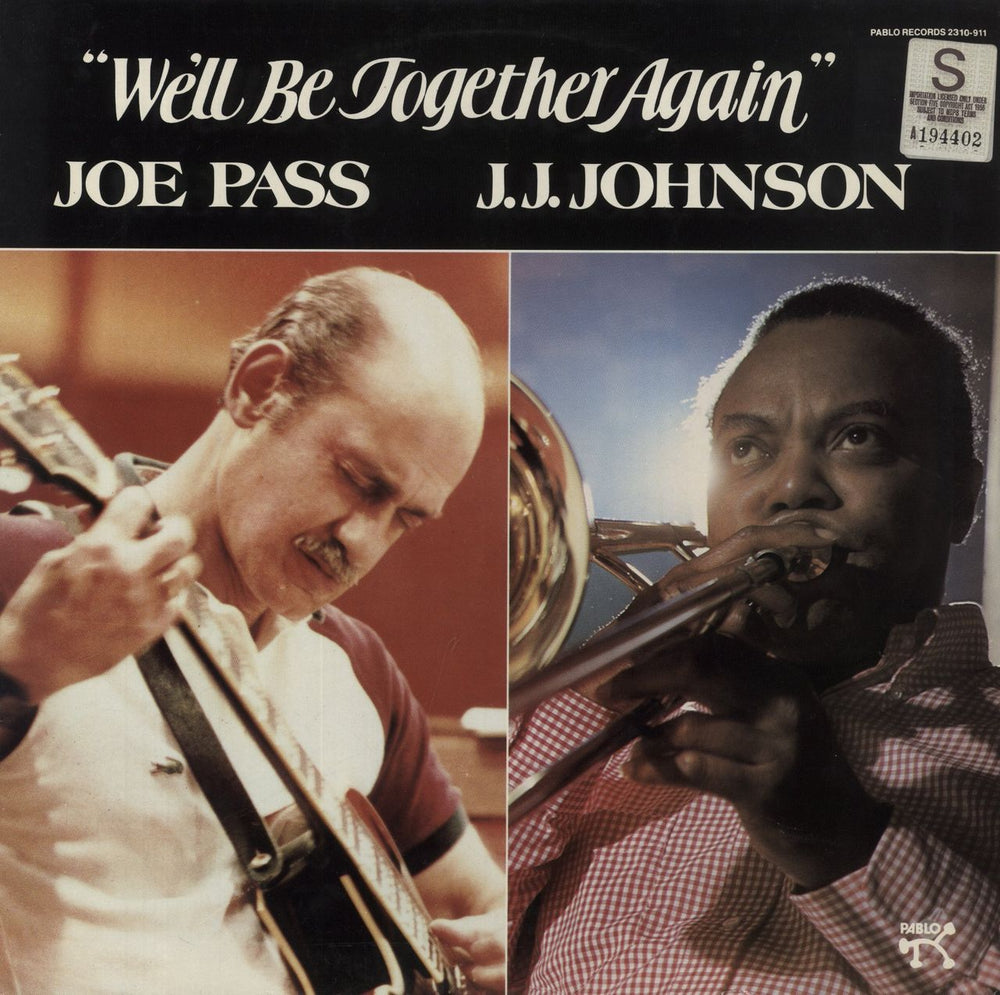 Joe Pass We'll Be Together Again German vinyl LP album (LP record) 2310-911