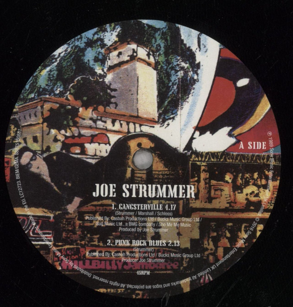 Joe Strummer Gangsterville - RSD16 UK 12" vinyl single (12 inch record / Maxi-single) JUM12GA846688