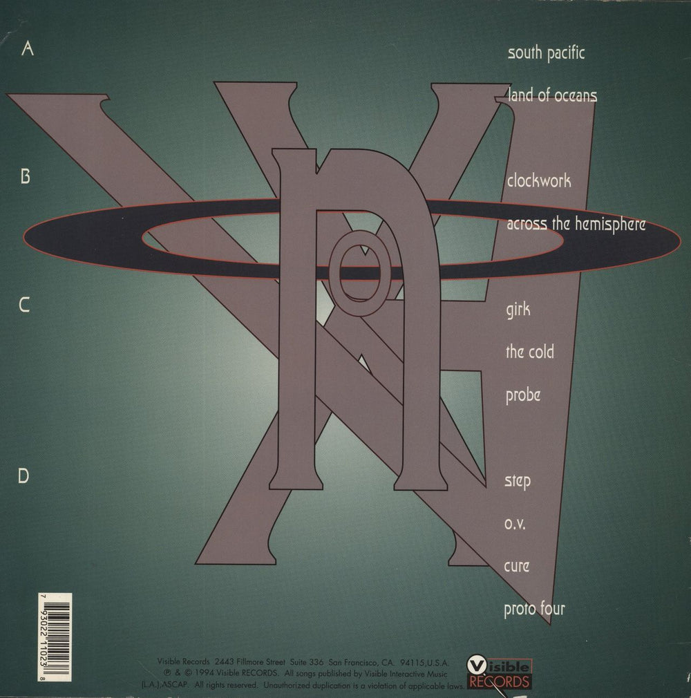 Joey Beltram Aonox US 2-LP vinyl record set (Double LP Album) 793022110238