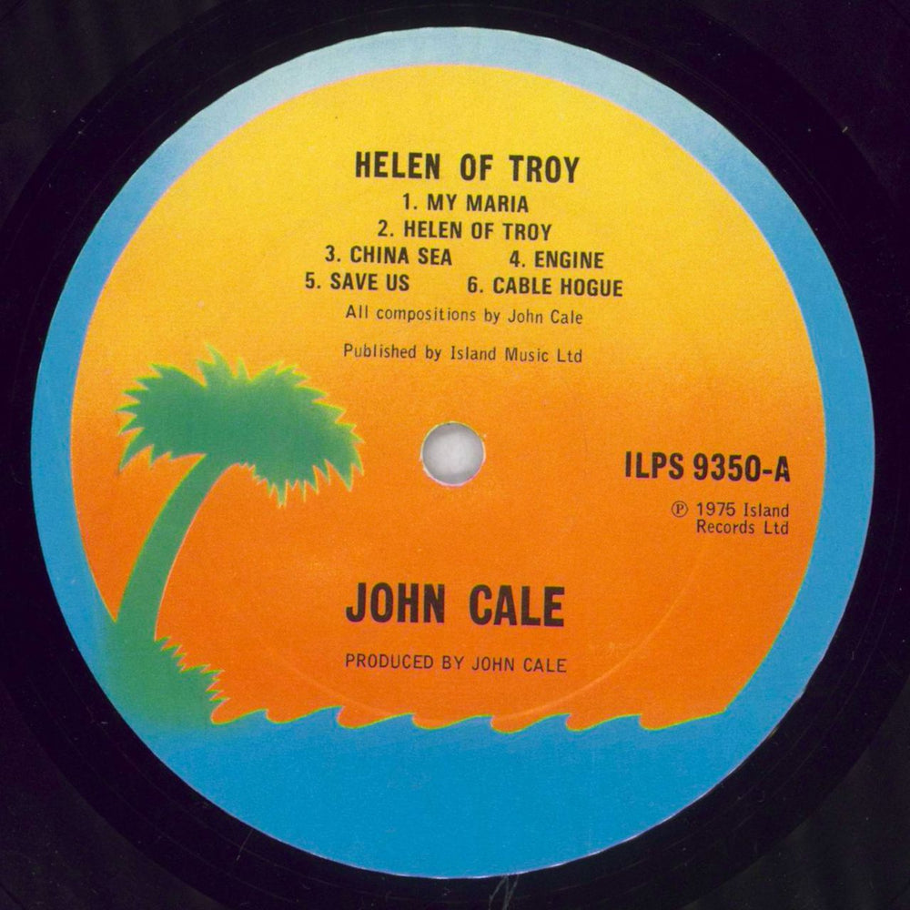 John Cale Helen Of Troy - 1st - VG UK vinyl LP album (LP record) JCALPHE827058