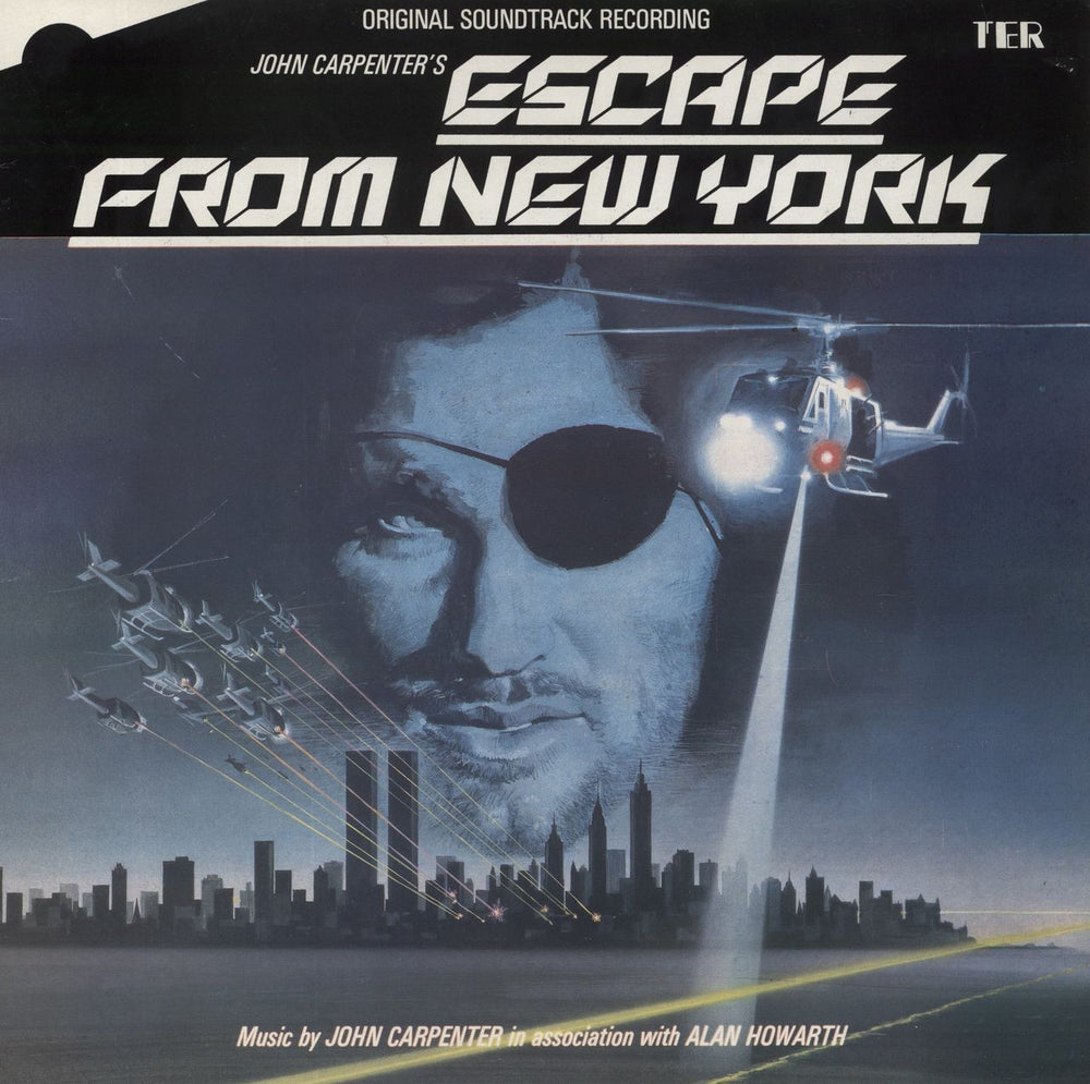 John Carpenter Escape From New York - EX UK vinyl LP album (LP record) TER1011