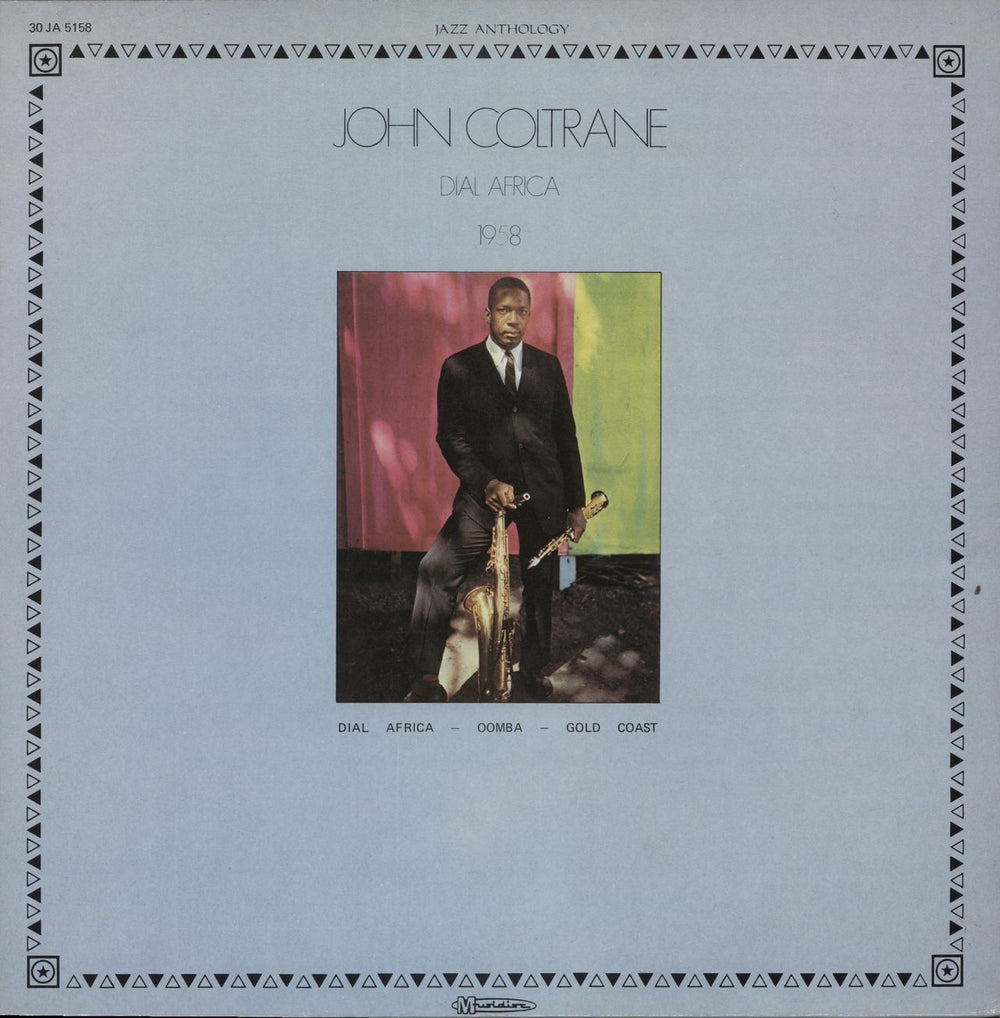 John Coltrane Dial Africa 1958 French vinyl LP album (LP record) 30JA5158