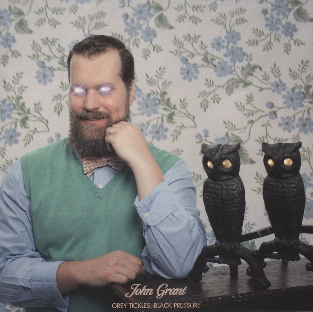 John Grant Grey Tickles, Black Pressure - Orange & Lavender Vinyl + CD UK 2-LP vinyl record set (Double LP Album) BELLA505V