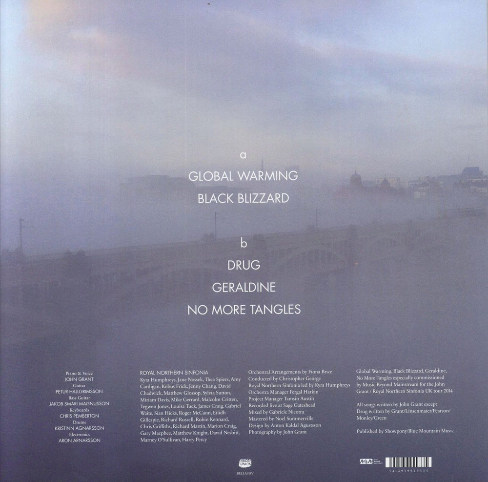 John Grant John Grant With Royal Northern Sinfonia UK 12" vinyl single (12 inch record / Maxi-single) 5414939929335