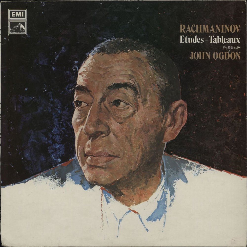 John Ogdon Rachmaninov: Études-Tableaux, Op 33 & Op. 39 UK vinyl LP album (LP record) HQS1329