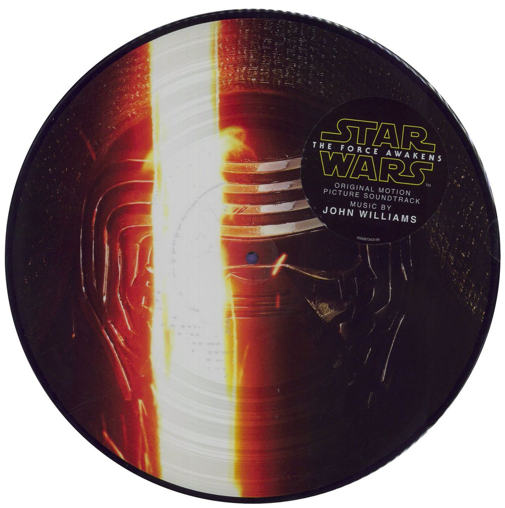 John Williams (Composer) Star Wars: The Force Awakens UK 12" vinyl picture disc (12 inch picture record) 050087343149