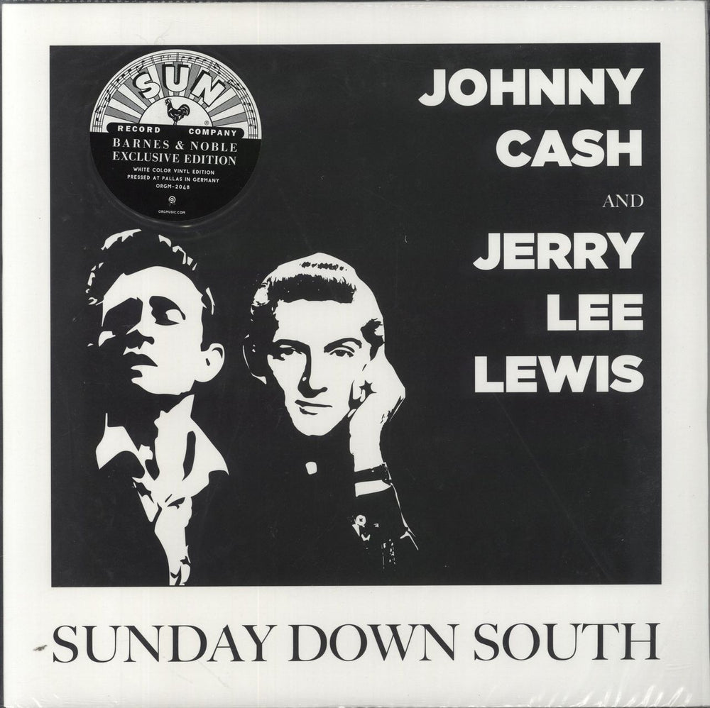 Johnny Cash Sunday Down South - White Vinyl - Sealed US vinyl LP album (LP record) ORGM-2048