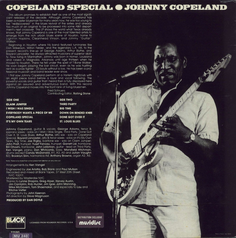 Johnny Copeland Copeland Special French vinyl LP album (LP record)