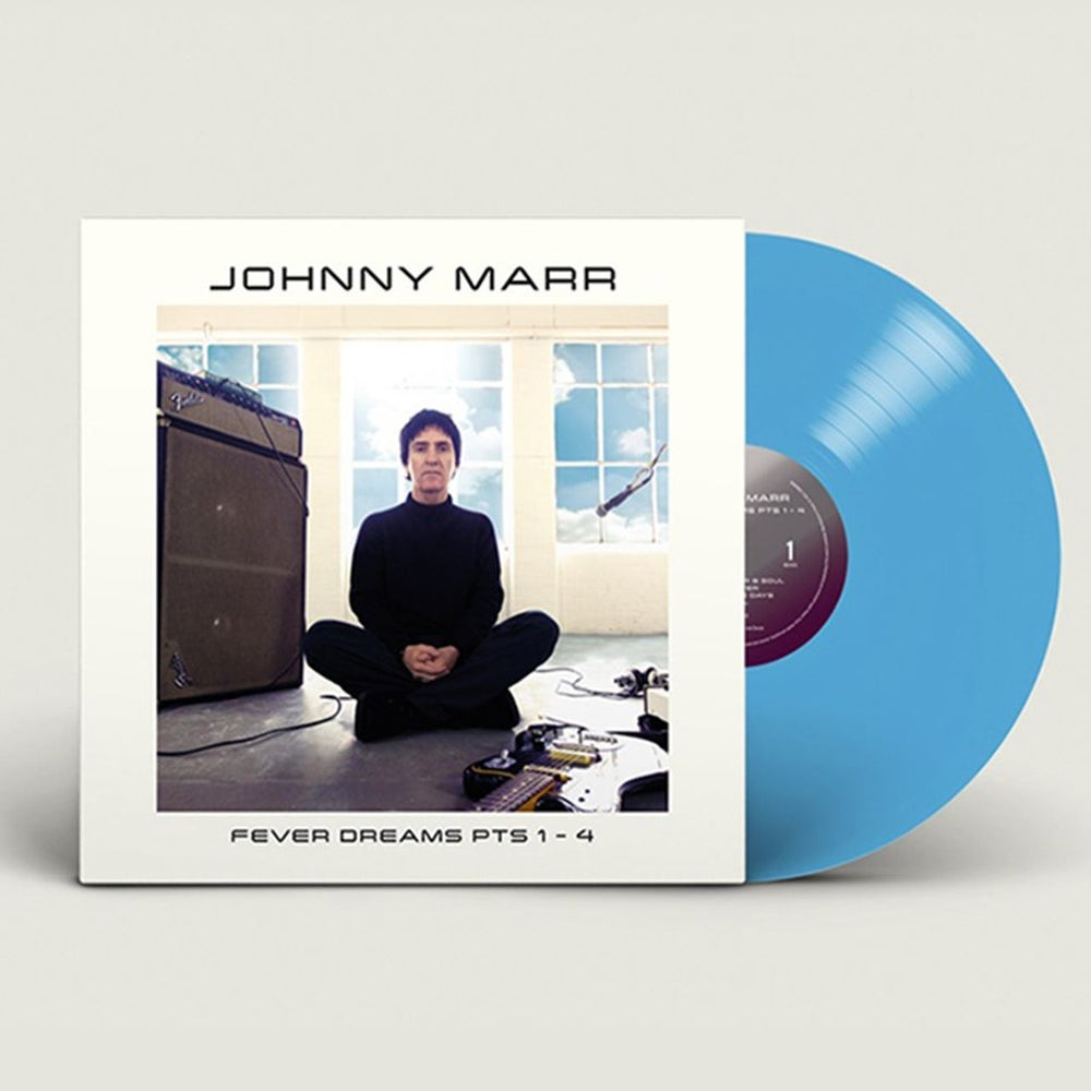 Johnny Marr Fever Dreams Pts 1-4 - Indie Exclusive Turquoise Vinyl - Sealed UK 2-LP vinyl record set (Double LP Album) NVLP005T