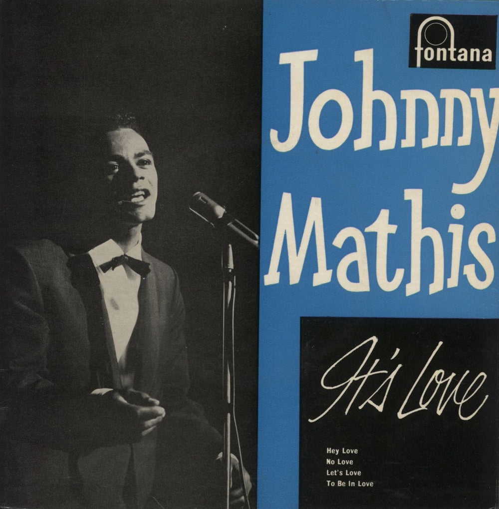 Johnny Mathis It's Love UK 7" vinyl single (7 inch record / 45) TFE17319